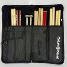 Promark Drum Stick Bag Including 8 Pairs Of Drumsticks- 4 Vic Firth Plus 4 More
