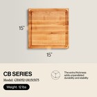 John Boos Cb Reversible Wood Cutting Board With Juice Groove  Maple