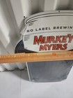 No Label Brewing Beer Sign 18x13 Metal Tacker Murkey Myers Halloween Katy Texas