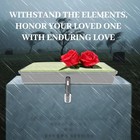 Never Blown Away  1 Pcs Grave Headstones Saddle Holder For Graveyard  Funeral   