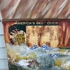 Vintage Original Painting Red Man Chewing Tobacco Advertising On Shed W  Pickup