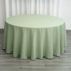 5 Pack Sage Green 120 Inch Round Tablecloths Wedding Decorations Table Covers