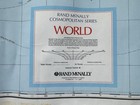 Rand Mcnally Cosmopolitan Series World 49x32  Wall Map - Coated Paper Dry Erase