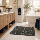 William Morris Strawberry Thief Bath Mat  5  Arts And Crafts Floral Bird Rug