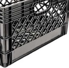 24qt Plastic Heavy-duty Milk Crate  Black