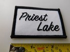 Priest Lake Idaho Vintage Patch Hat Vest Badge Travel Souvenir Usa Collector