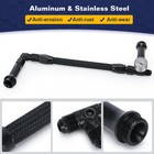 Dual Feed Carb Fuel Line Double Pumper For 4150 Holley Carburetor Braided An6