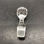 Vintage Clear Faceted Glass Decanter Bottle Stopper Replacement