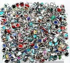 Bulk Sale   Mix Gemstone Ring Wholesale Lot 925 Sterling Silver Plated Rings