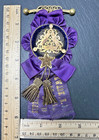 Rare 1891 Newark New Jersey Supreme Lodge Knights   Ladies Of Honor Ribbon N199
