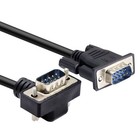 90 Degree Db9 Rs232 Serial Cable Up Angled Db9 Male To Male Adapters Cable Fo   