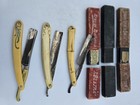 Vintage Straight Edge Razors Lot Of Three With Non-matching Boxes Collection
