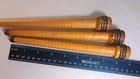 Antique Wooden Spindles Spools Bobbins Thread Southern Factory  8    Lot Of 3
