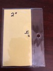 2  X 4  Insert Clear Vinyl Hanging Tag Holder  pouch  - Pack Of 100