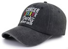 Cancer Such s In Every Color Hat For Women Men  Funny Adjustable Embroidered    