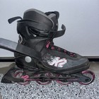 K2 Kinetic 80 Pro W Womens Inline Skates Roller Blades Black Pink Size 9