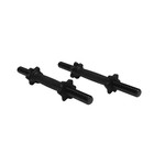 Cap Standard 14  Threaded Dumbbell Handle Set  Black