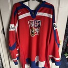 New Authentic Vintage Czech Republic Hockey Jersey Xl Olympic Nike Jagr Hasek