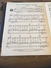 Vintage Sheet Music - Cross Over The Bridge  Patti Page 1954