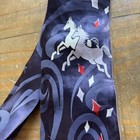 Vintage Horse western diamond Print Men s Neck Tie-purple red cream-rodeo cowboy