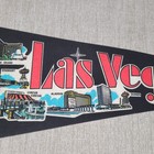 Vintage Pennant Flag Las Vegas Nevada Casino Souvenir Aladdin Dunes Stardust Euc