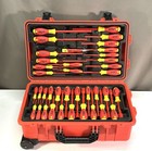 Wiha 80 Piece Master Electrician   s Insulated Tool Set In Rolling Hard Case Nice