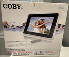 Digital Photo Frame Coby 7-inch Widescreen With Mp3 Player   2 Frames Dp-769