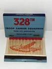 Vintage Feature Matchbook Us Air Force Reserve 328th Troop  Paine Afb  Wash