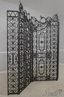74110  Maitland Smith Wrought Iron   Bronze Room Divider Screen