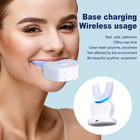 Ultrasonic U Shaped Automatic Electric Toothbrush 360 Silicone Whitening Blue Li