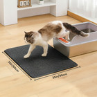Kitty Cat Litter Mat Trapping Honeycomb Double Layer Design Waterproof 24 x35  