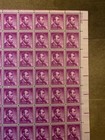 U S Stamp Scott  1036  Lincoln 4 Cents Sheet Of 100 Mnh