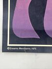 1975 Deep Purple Poster Dreams Merchants Litho In U s a  Original Vg 