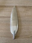 Metal Feather Leaf Shaped Incense Holder Or Trinket Tray