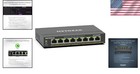 Advanced 8-port Gigabit Poe Managed Switch - 62w  Ideal For Surveillance   Voip