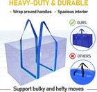 2-8 Pack Extra Heavy Duty Large Moving Bags W  Strong Zipper Comfortable Handles