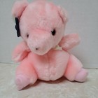 Vintage Applause Pink Pig Plush Stuffed Animal My Little Barnyard 6  Rattle
