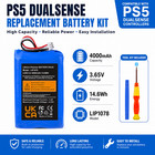 4000mah Battery Replacement For Sony Playstation 5 Dualsense Controller W  Tools