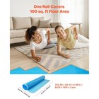Uimoso 2mm 3-in-1 Vapor Barrier Underlayment  600 Sq Ft For  Flooring  Blue