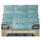 Gentle Aloe Vera Makeup Remover Wipes   Soothing Cleansing Towelettes   500 Pack