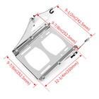Two Up Tour Pack Trunk Mount Luggage Rack Bracket For Harley Touring 2009-2013