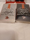 Vintage Michelob Light  Playing Cards Sealed 2 Decks With Box Free Shipping