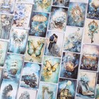 6pcs Vintage Ephemera Sticker Book Set washi Scrapbook Stickers For Junk Journal