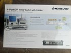Iogear 4-port Dvi Kvmp Switch With Cables Model Gcs1104