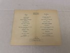 Vintage June 4 1953 Norwegian American Line Luncheon Menu