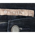 Athleta Sculptek Skinny Jeans Dark Wash Indigo High Rise Denim Size 4