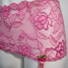 Y2k Felina Satin Garter Belt Womens P Small Lace Trim Lingerie Pinup Barbie Pink