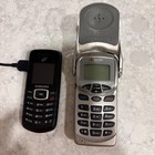 Vintage Samsung Phones  Sch-3500 Flip   Sgh-t105g Trac  Not Sure If Working