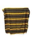 Two Piece Sarape Set  5  X 7  mexican Blanket hot Rod  Covers  Xxl  Brown - Gold