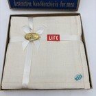 Vtg Half Moon Men s Handkerchiefs Set Pure Irish Linen Boxed Advertised In Life